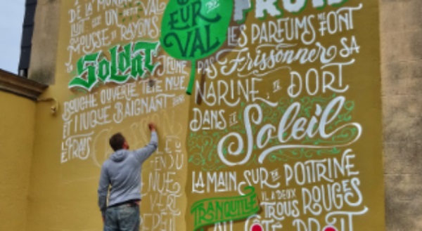 Dorian Jaillon alias Rodes en plein travail. Photo du web