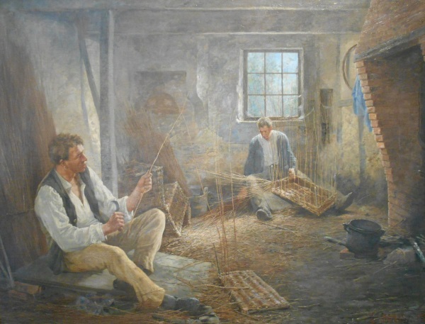 Atelier de vanniers. Eugène Damas.