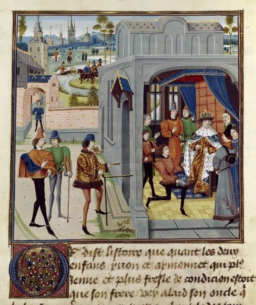 Les deux fils de Renaud accueillis à la Cour de Charlemagne