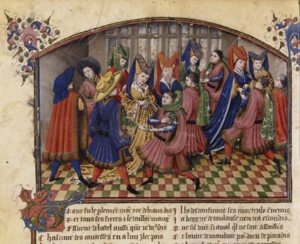 Arrivée des frères Aymon à la Cour du roi Ys
