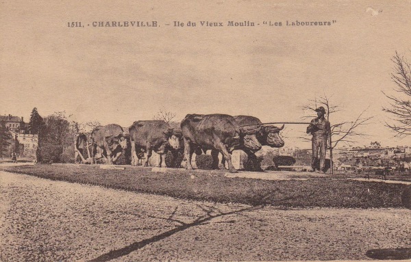 « Le Défrichement » sur l'île du Vieux-Moulin. 