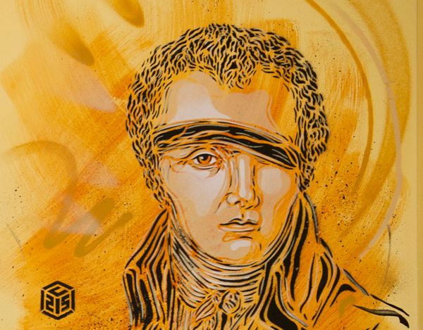 Nicolas-Jacques Conté au CNAM par l'artiste C215