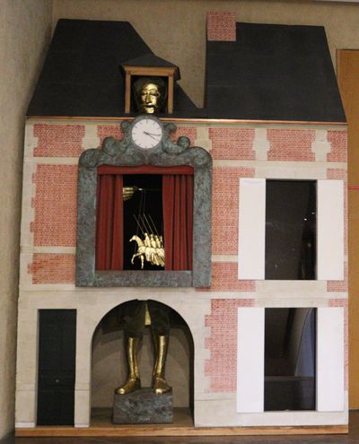 Maquette animée et sonore (1/5e) exposée à l'Institut International de la Marionnette
pour le Festival Mondial des Théâtres de Marionnettes de 1988
Musée de l'Ardenne