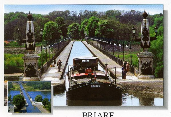 Carte postale Mignole Lac d'Oo sur le Pont-canal de Briare