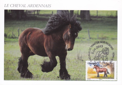 Carte maximum L'Ardennais (timbre autoadhésif)